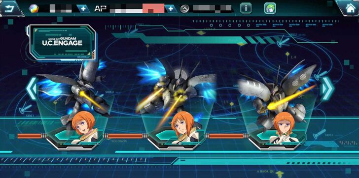 Lyn Non and Rey - Gundam UCE