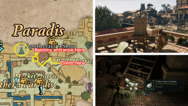 Avowed - Golden Scale of Justice Location