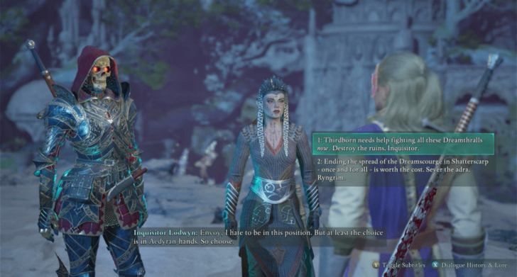 Destroy the Ruins or Sever the Adra