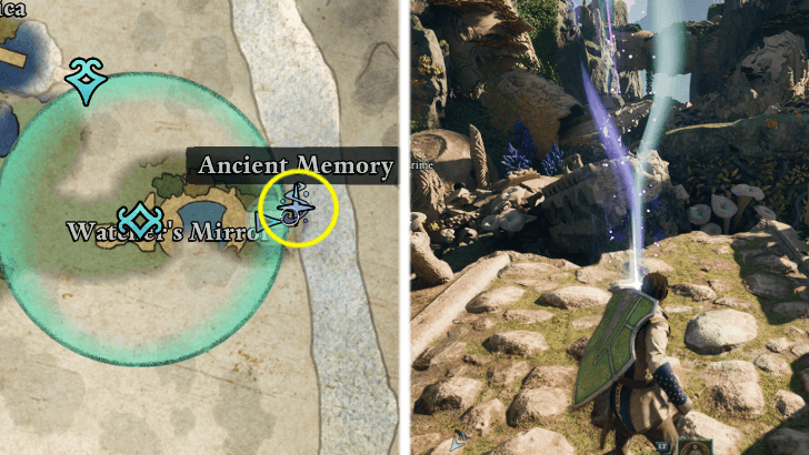 Avowed - Dawnshore Ancient Memory Location