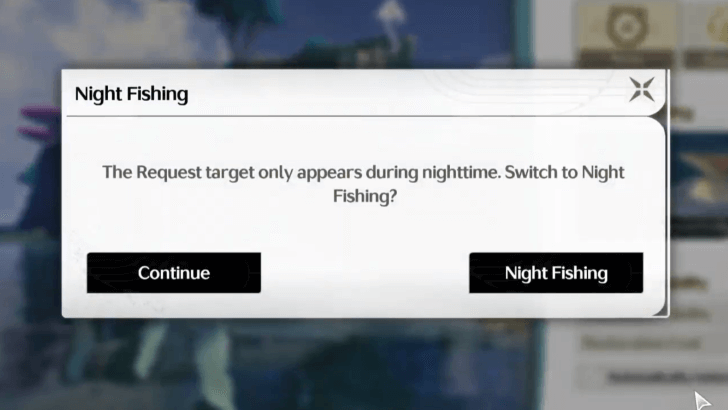 Night Fishing Prompt