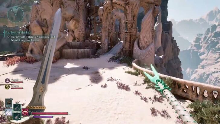 Avowed - Scaffolding Covered Structure