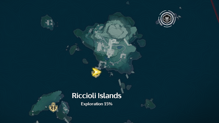 Wuthering Waves - Riccioli Islands Tacet Field Map Location