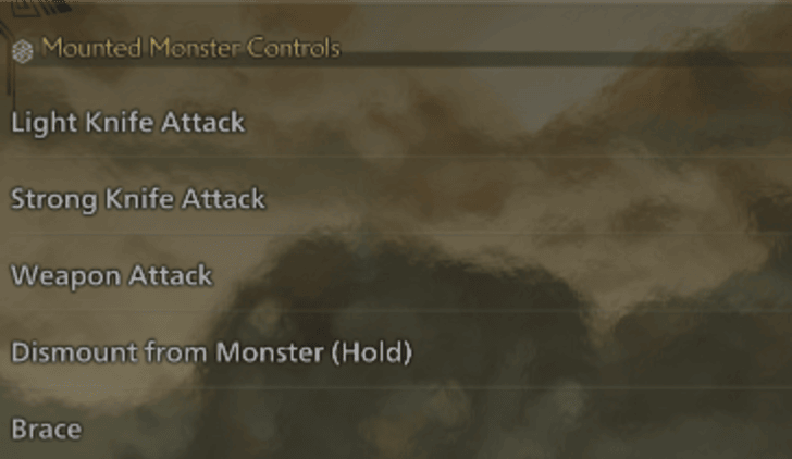 monster mount controls