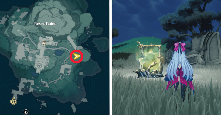 Wuthering Waves - Riccioli Islands Overflowing Palette Location 3