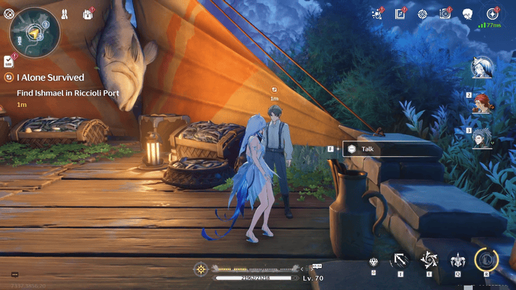 Wuthering Waves Find Ishmael in Riccioli Port