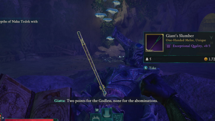 Avowed - Giant’s Slumber Location in Emerald Stair