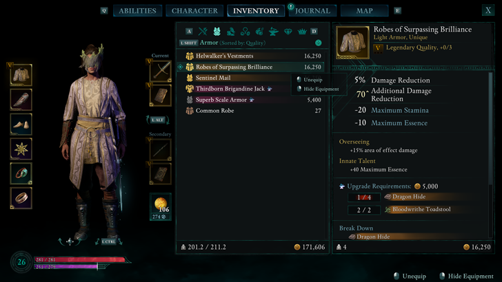 Robes of Surpassing Brilliance