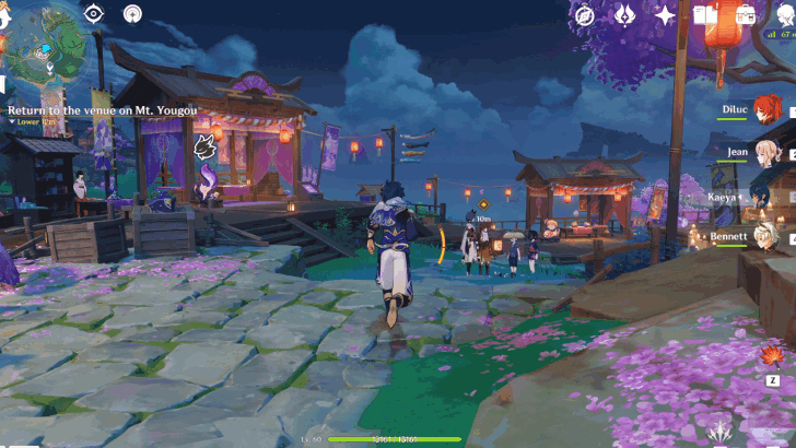 Return to the Venue on Mt. Yougou