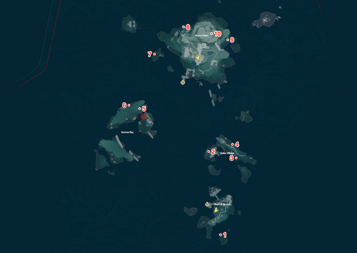 All 10 Crab Shrine Locations