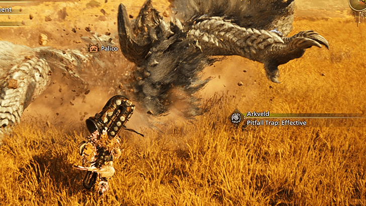 MH Wilds - Using a Pitfall Trap