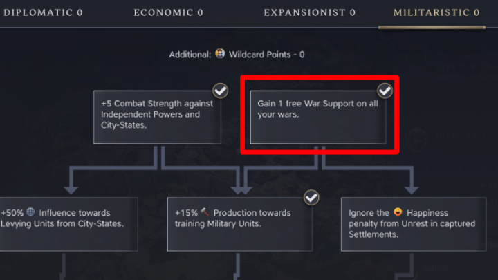 Civ 7 - War Support Node