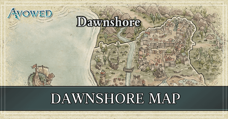 Avowed - Dawnshore Map