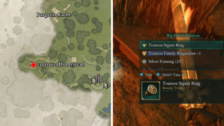 Tranton Family Brigandine Location