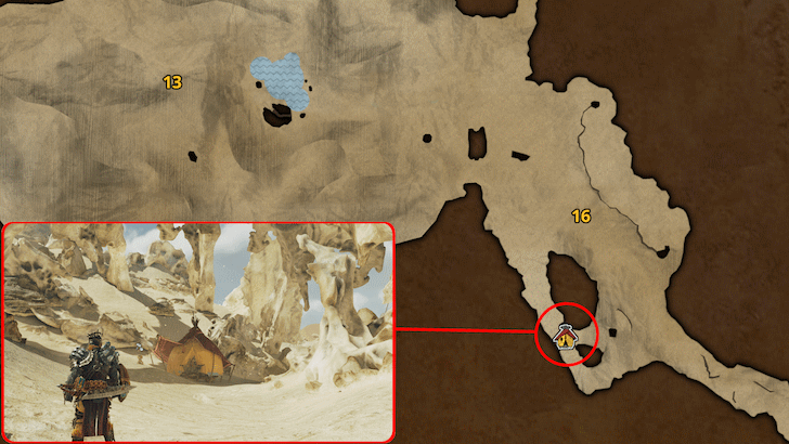 Monster Hunter Wilds - Area 16: Bone Desert