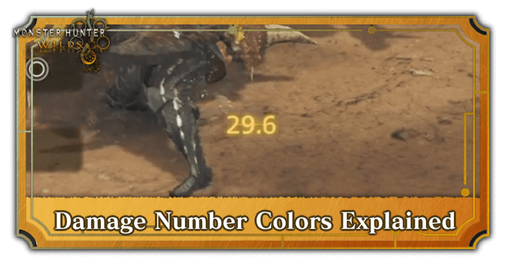 Monster Hunter Wilds - Damage Number Colors Explained