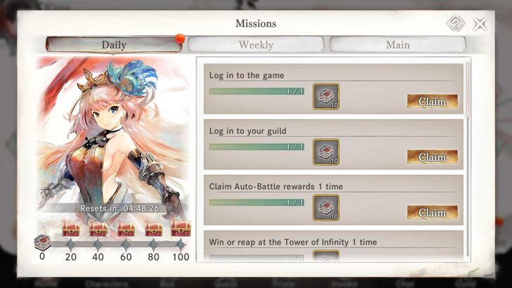 Daily Missions - MementoMori