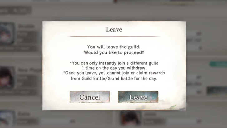 Leave Guild
