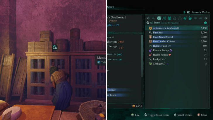 Avowed - Animancer’s Swallowtail Location in Emerald Stair