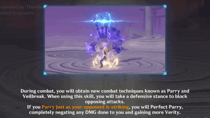 Parry the Nightmare Fragments