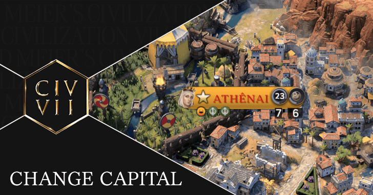 Civ7 - Change Capitals
