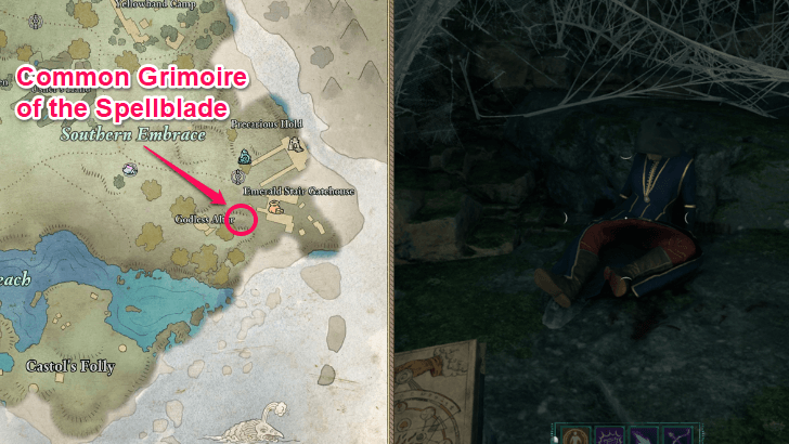 Grimoire of the  Spellblade location