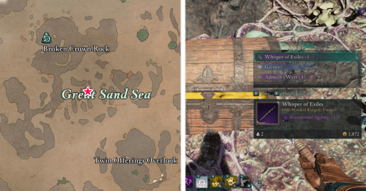 Avowed - Whisper of Exiles Location