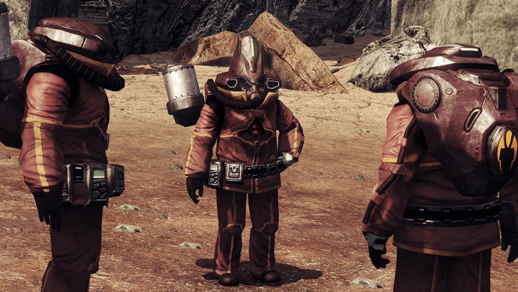 A Group of Characters in Xenoblade Chronicles X