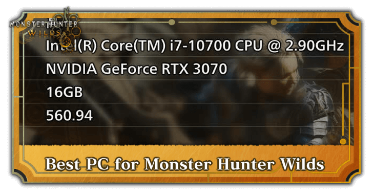 MH Wilds Top Banner - Best PC For Monster Hunter Wilds