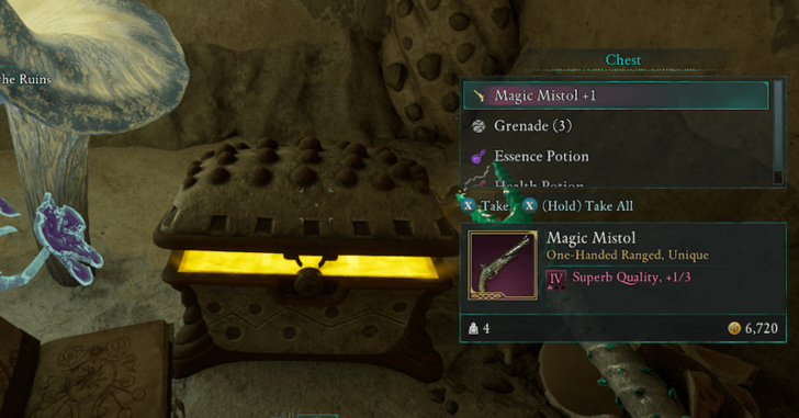 Avowed - Magic Mistol Location in Galawain’s Tusks