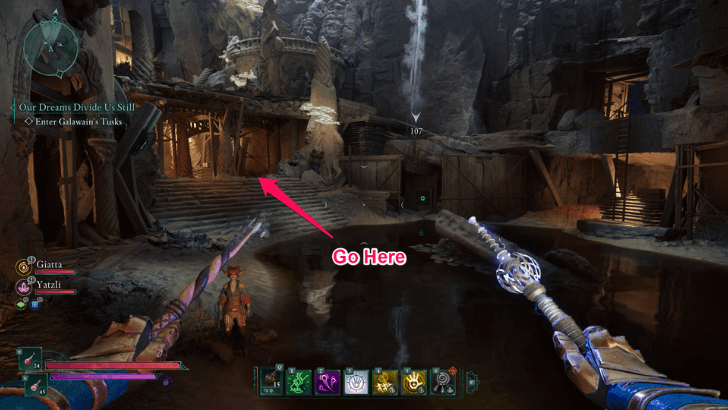 Avowed - Sand Sea Ruins Waterlogged Area