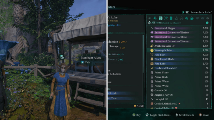 Avowed - Warmage’s Robe Location in Emerald Stair