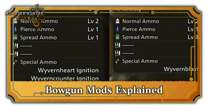 Monster Hunter Wilds - Bowgun Mods Explained