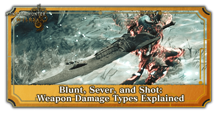 Monster Hunter Wilds - Blunt, Sever, and Shot Types Explained