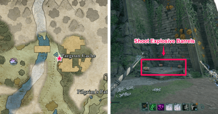 Avowed - Dawnshore Pargrun Cache Entrance