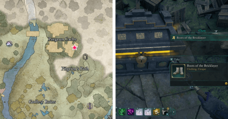 Avowed - Boots of the Bricklayer Location