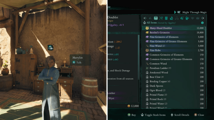 Avowed - Many-Hued Doublet Location in Dawnshore