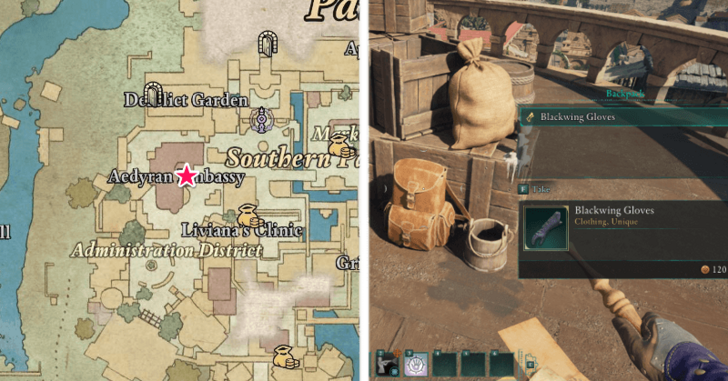 Avowed - Blackwing Gloves Location