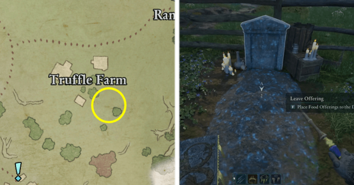 Avowed - Gravesite on the Truffle Farm