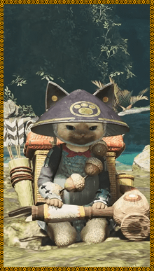 Felyne Ashigaru Layered Armor