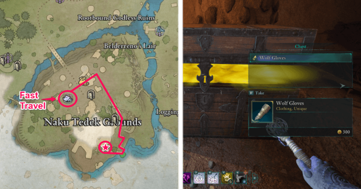 Avowed - Wolf Gloves Location