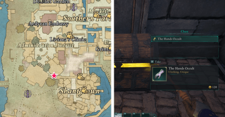 Avowed - The Hands Occult Location