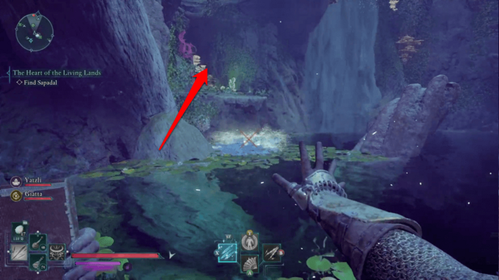 Freeze the Water to Reach the Entrance