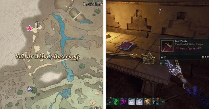 Avowed - Just Pestle Location