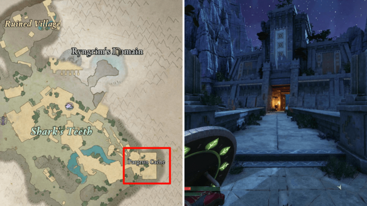 Pargrun Cache Shattercarp Location