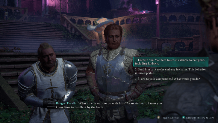 Avowed - Should You Execute Lieutenant Bodeg?