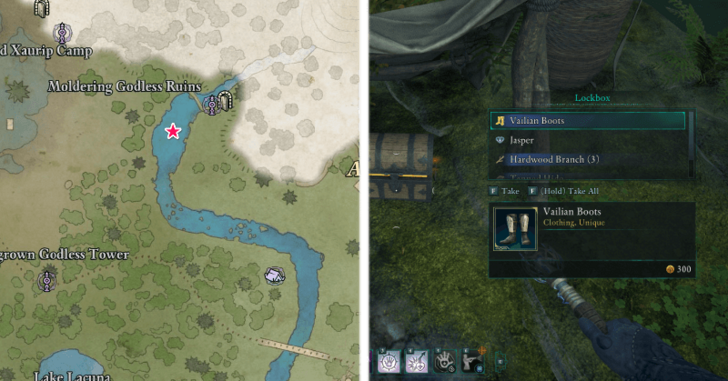 Avowed - Vailian Boots Location