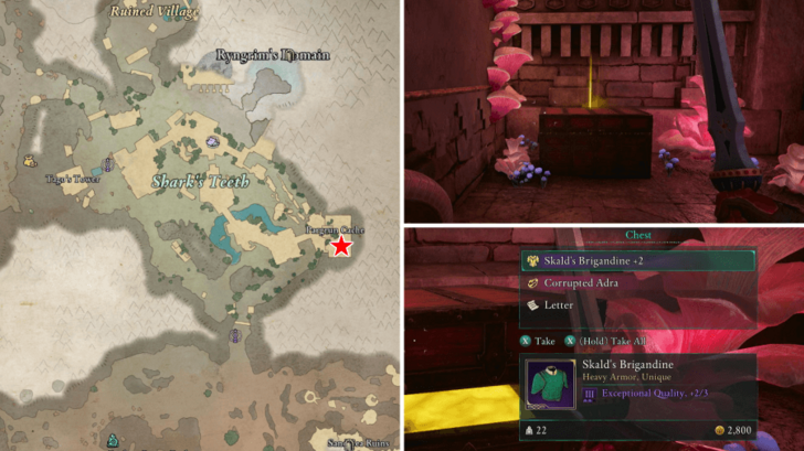 Shatterscarp Pargrunen Cache Location