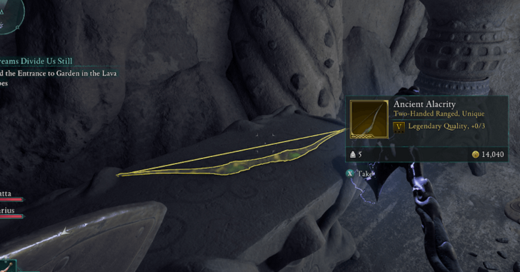 Avowed - Ancient Alacrity Location in Galawain’s Tusks