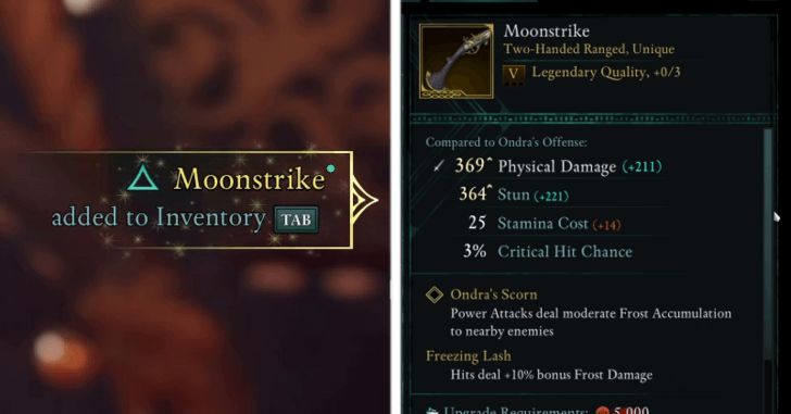 Avowed - Moonstrike Location in Galawain’s Tusks